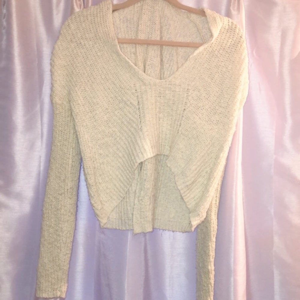 XS Cropped Express Sweater